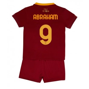 AS Roma Tammy Abraham #9 kläder Barn 2022-23 Hemmatröja Kortärmad (+ korta byxor)